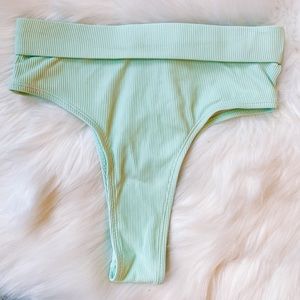 Somerfield Swim Ribbed Highwaisted Bikini Bottom S